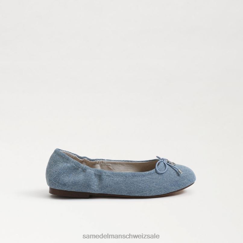 CH Sam Edelman Kinder Ballerinas von Felicia Montroseblau X2J86986 Schuhwerk