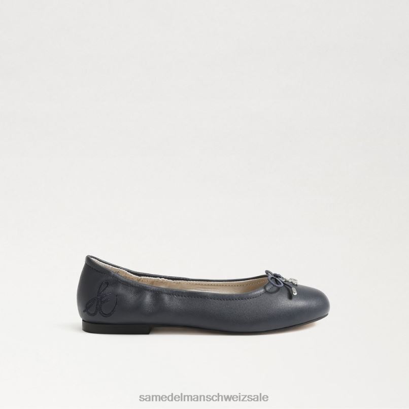 CH Sam Edelman Kinder Ballerinas von Felicia baltische Marine X2J86989 Schuhwerk