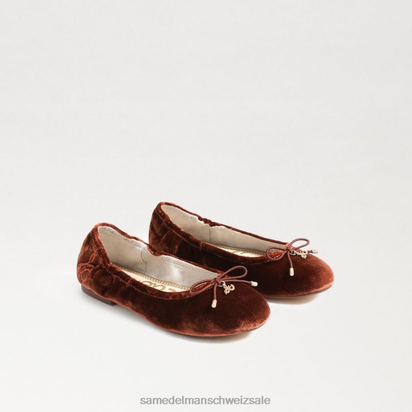 CH Sam Edelman Kinder Ballerinas von Felicia braun X2J86985 Schuhwerk