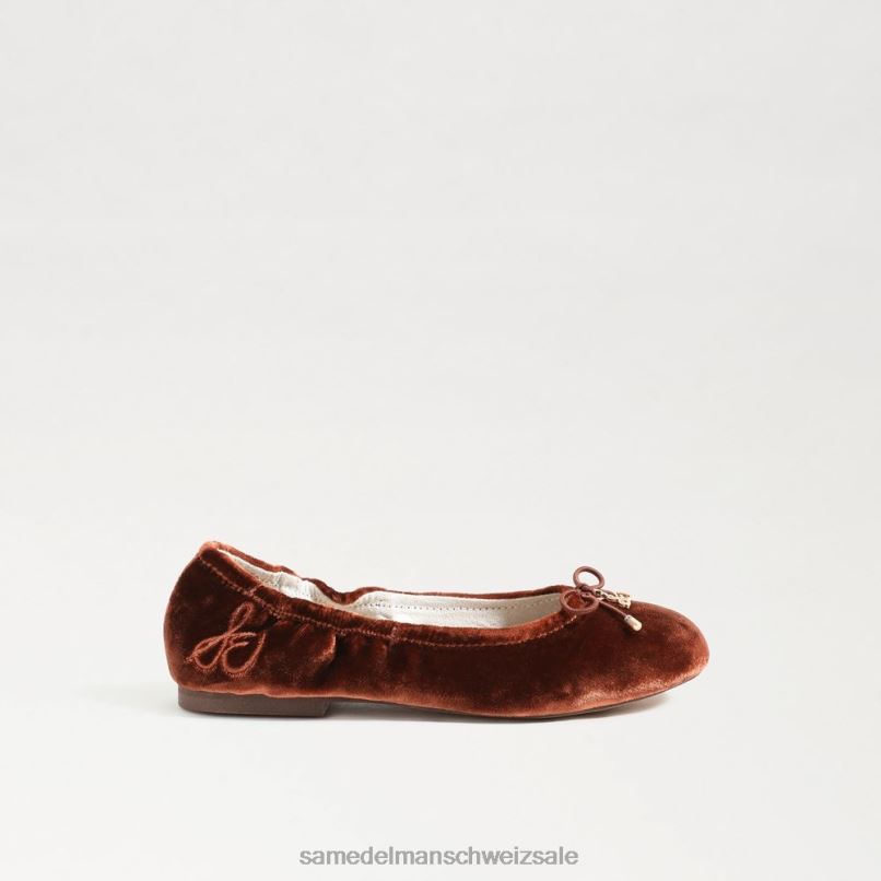 CH Sam Edelman Kinder Ballerinas von Felicia braun X2J86985 Schuhwerk