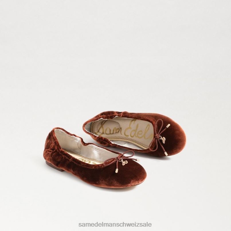 CH Sam Edelman Kinder Ballerinas von Felicia braun X2J86985 Schuhwerk