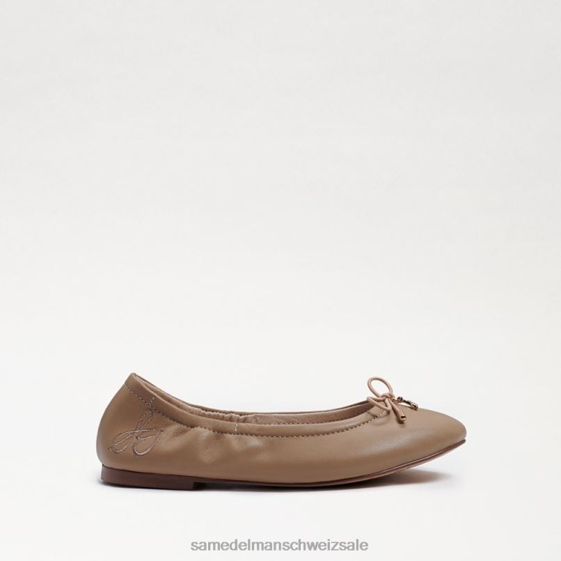 CH Sam Edelman Kinder Ballerinas von Felicia klassisches Nude-Leder X2J86987 Schuhwerk