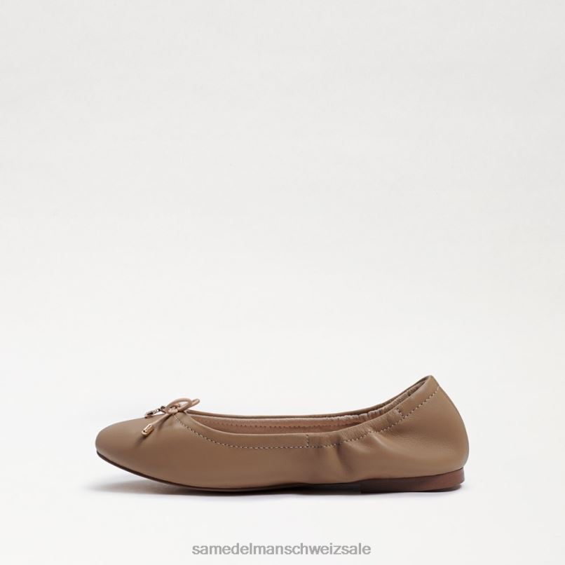 CH Sam Edelman Kinder Ballerinas von Felicia klassisches Nude-Leder X2J86987 Schuhwerk