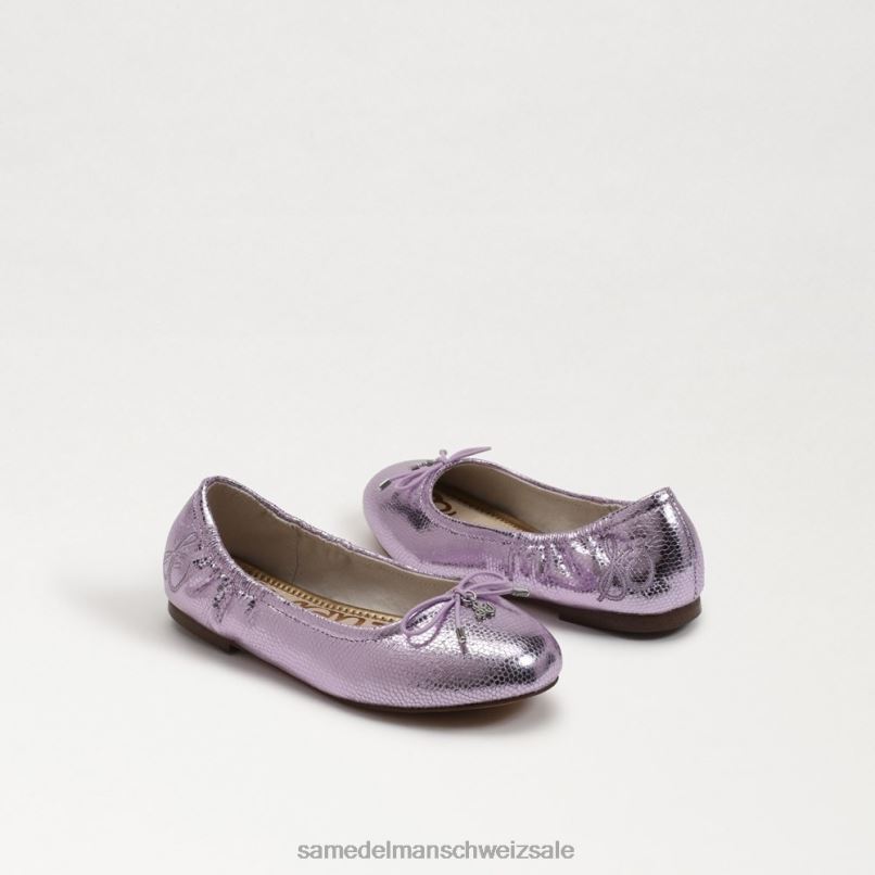 CH Sam Edelman Kinder Ballerinas von Felicia lila Quarz X2J86994 Schuhwerk