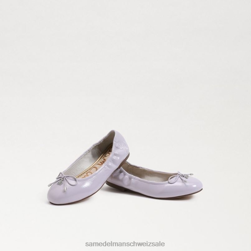 CH Sam Edelman Kinder Ballerinas von Felicia sanftes Flieder X2J861000 Schuhwerk