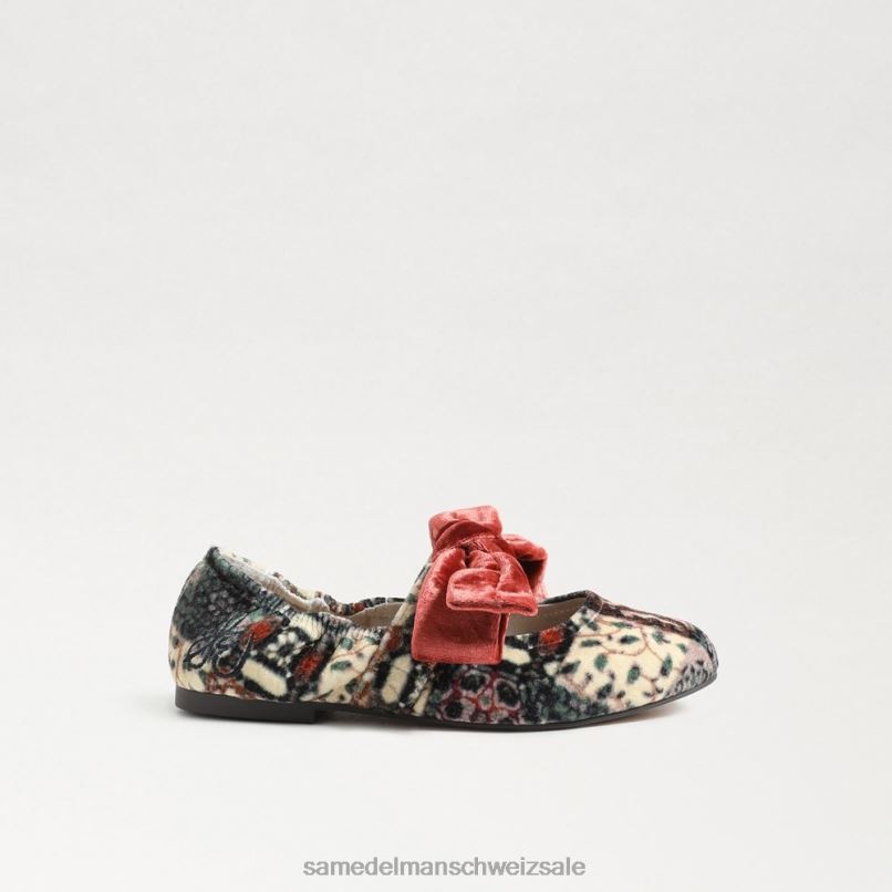 CH Sam Edelman Kinder Felicity Ballerinas Elfenbein/Orange X2J861021 Schuhwerk