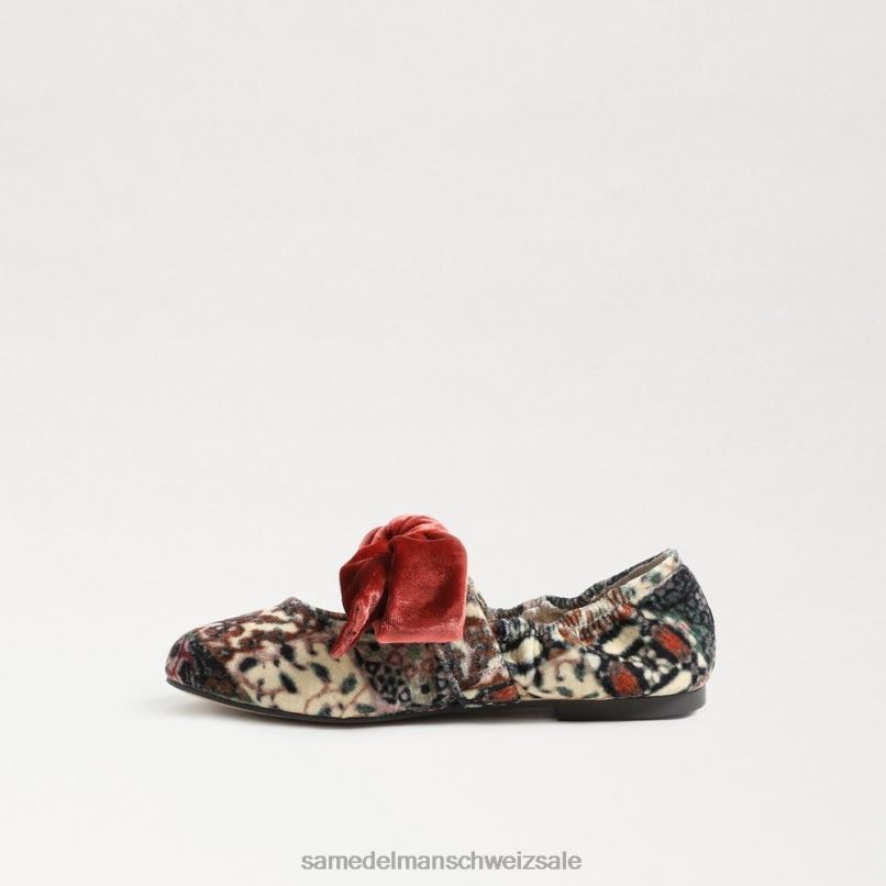 CH Sam Edelman Kinder Felicity Ballerinas Elfenbein/Orange X2J861021 Schuhwerk