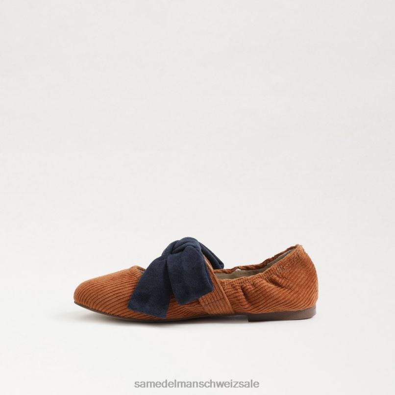 CH Sam Edelman Kinder Felicity Ballerinas Senf/Marine X2J861020 Schuhwerk