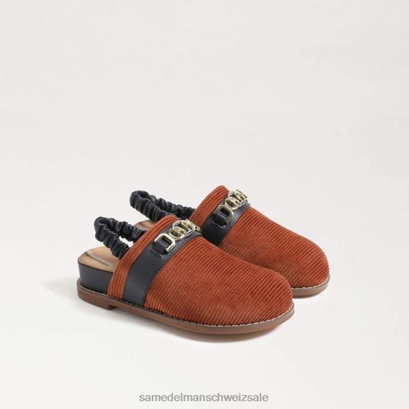 CH Sam Edelman Kinder Juni-Clog Senf/Marine X2J861062 Schuhwerk
