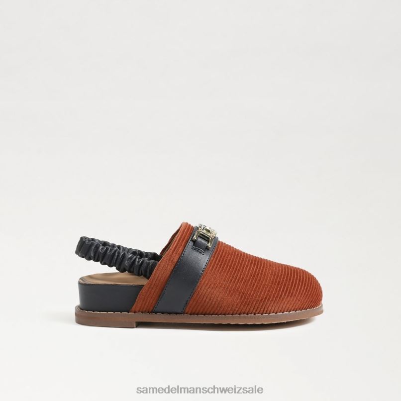 CH Sam Edelman Kinder Juni-Clog Senf/Marine X2J861062 Schuhwerk