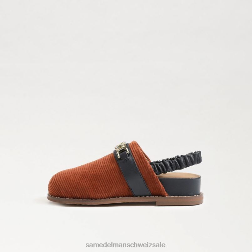 CH Sam Edelman Kinder Juni-Clog Senf/Marine X2J861062 Schuhwerk
