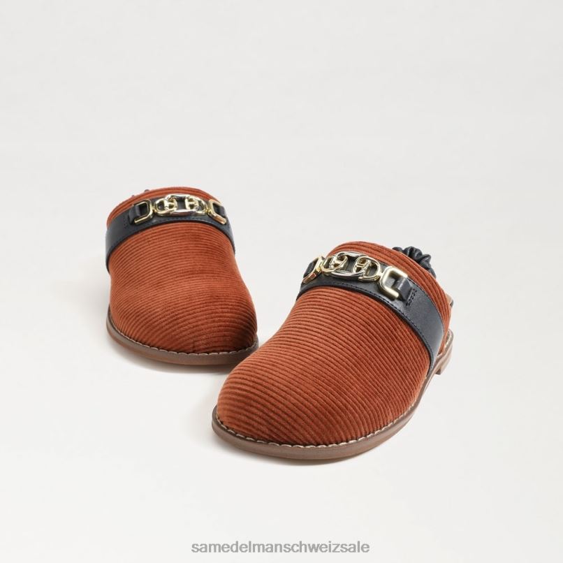 CH Sam Edelman Kinder Juni-Clog Senf/Marine X2J861062 Schuhwerk