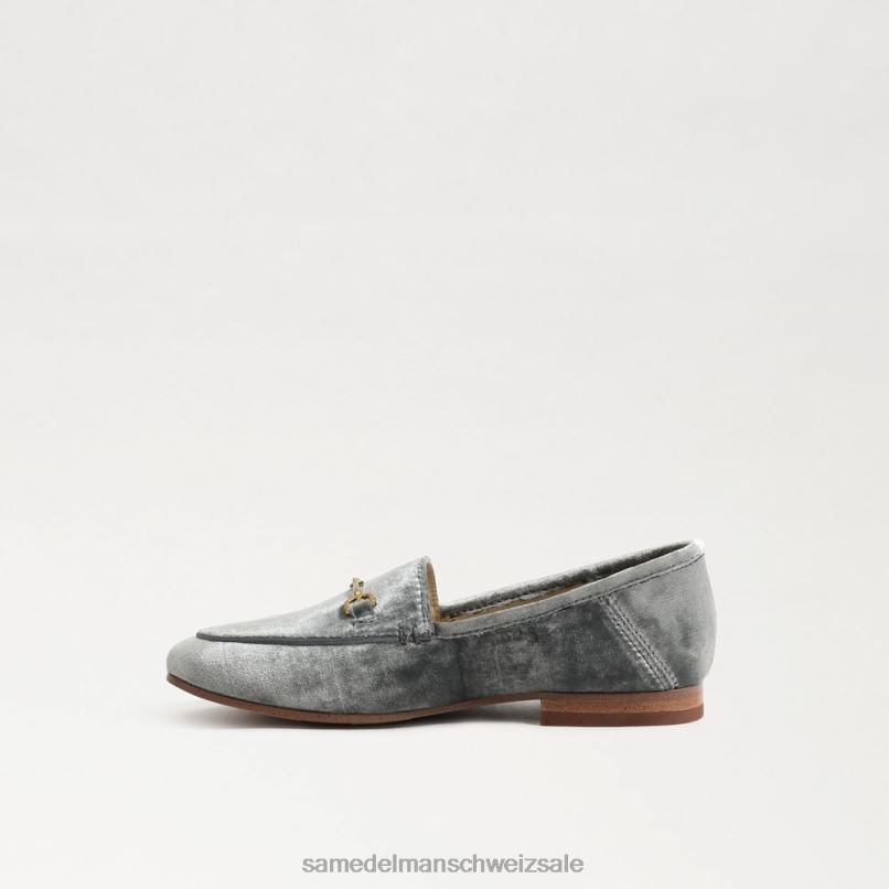 CH Sam Edelman Kinder Loraine Bit Loafer rauchblauer Samt X2J86896 Schuhwerk