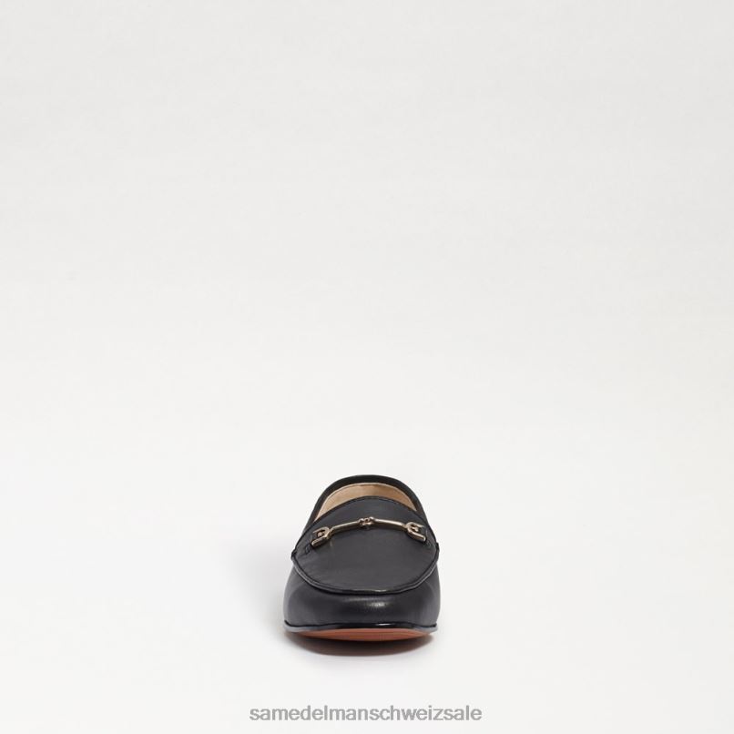 CH Sam Edelman Kinder Loraine Bit Loafer schwarzes Leder X2J86901 Schuhwerk