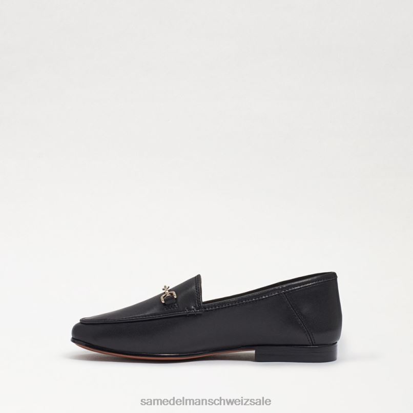 CH Sam Edelman Kinder Loraine Bit Loafer schwarzes Leder X2J86901 Schuhwerk