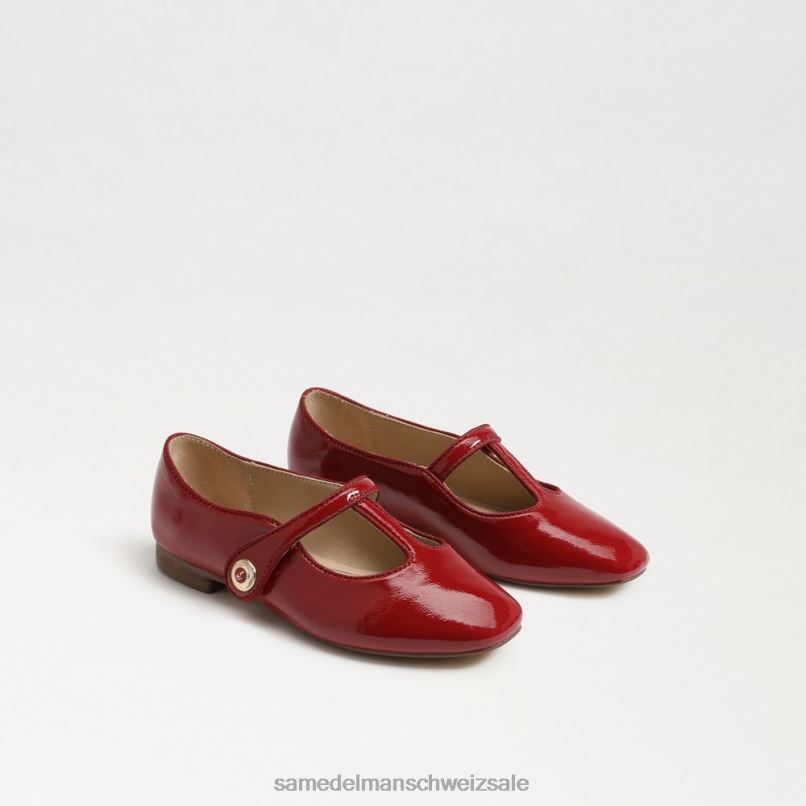 CH Sam Edelman Kinder Melodie Mary Jane Dunkelrot X2J861053 Schuhwerk