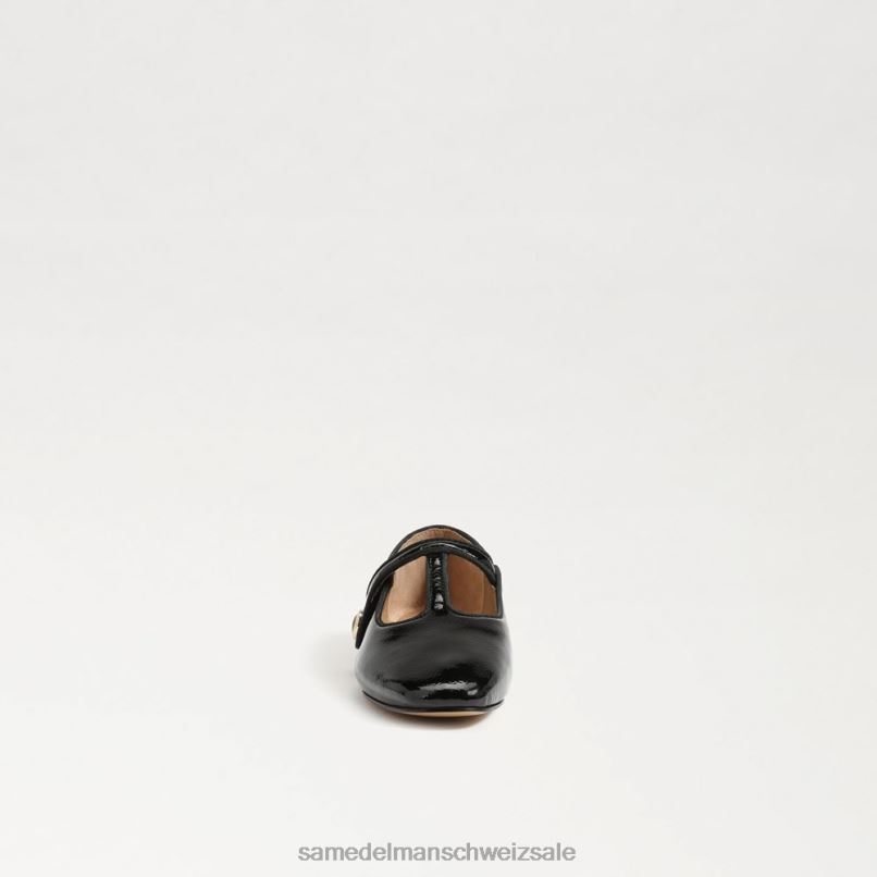 CH Sam Edelman Kinder Melodie Mary Jane schwarzes Lackleder X2J861052 Schuhwerk