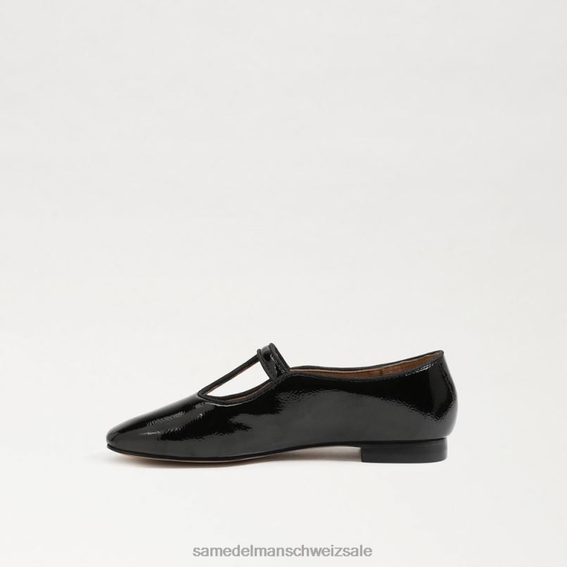 CH Sam Edelman Kinder Melodie Mary Jane schwarzes Lackleder X2J861052 Schuhwerk