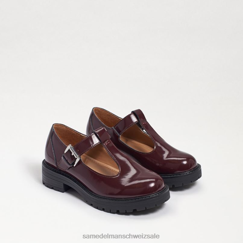 CH Sam Edelman Kinder Taelor-Loafer mit Stollensohle Malbec-Box-Leder X2J86929 Schuhwerk
