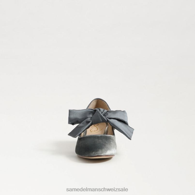CH Sam Edelman Kinder Teddy-Blockabsatz Mary Jane rauchiges Blau X2J86933 Schuhwerk