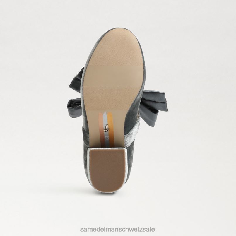 CH Sam Edelman Kinder Teddy-Blockabsatz Mary Jane rauchiges Blau X2J86933 Schuhwerk