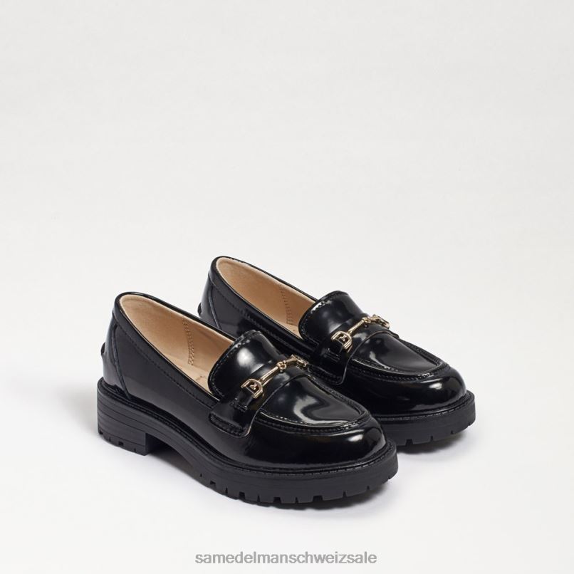 CH Sam Edelman Kinder Tully-Loafer Black-Box-Leder X2J86922 Schuhwerk