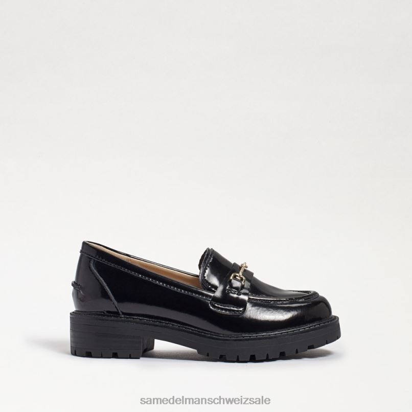 CH Sam Edelman Kinder Tully-Loafer Black-Box-Leder X2J86922 Schuhwerk