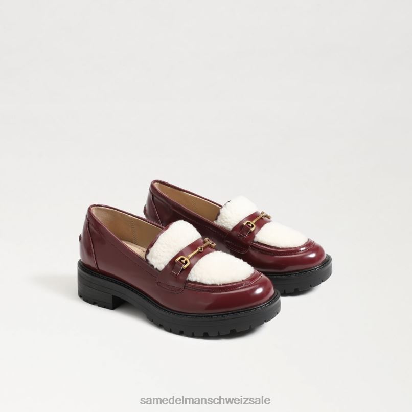 CH Sam Edelman Kinder Tully-Loafer Bordeaux X2J86920 Schuhwerk
