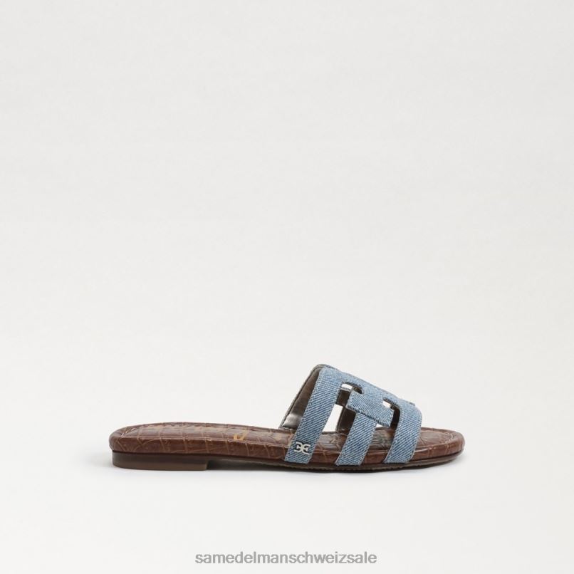 CH Sam Edelman Kinder Bay-Slide-Sandale Montroseblau X2J86885 Schuhwerk
