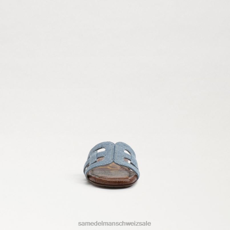 CH Sam Edelman Kinder Bay-Slide-Sandale Montroseblau X2J86885 Schuhwerk