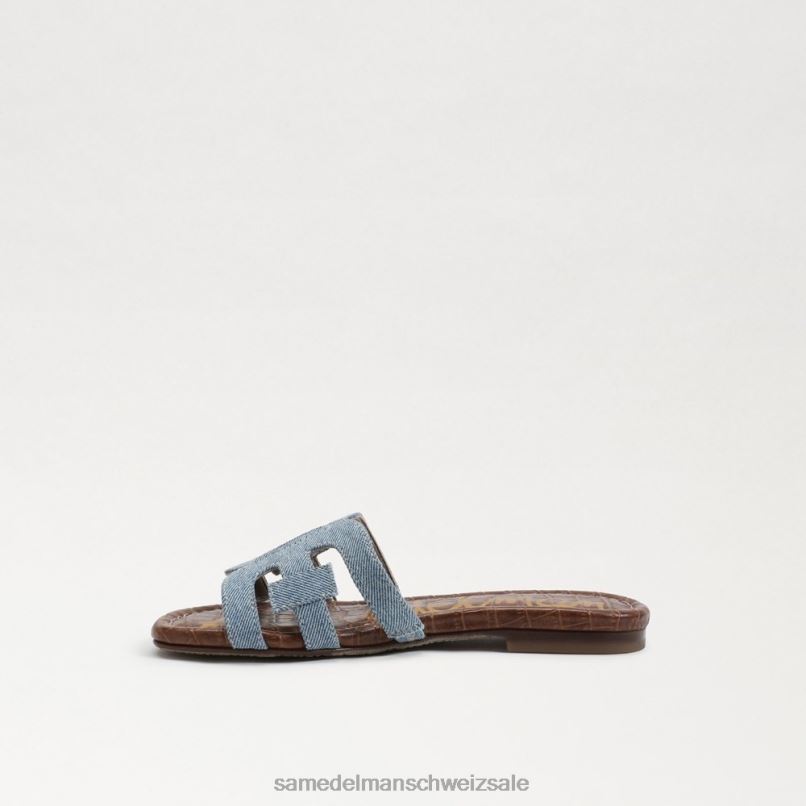 CH Sam Edelman Kinder Bay-Slide-Sandale Montroseblau X2J86885 Schuhwerk