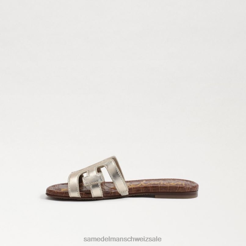 CH Sam Edelman Kinder Bay-Slide-Sandale geschmolzenes Gold X2J86889 Schuhwerk