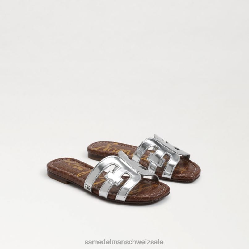 CH Sam Edelman Kinder Bay-Slide-Sandale weiches Silber X2J86888 Schuhwerk