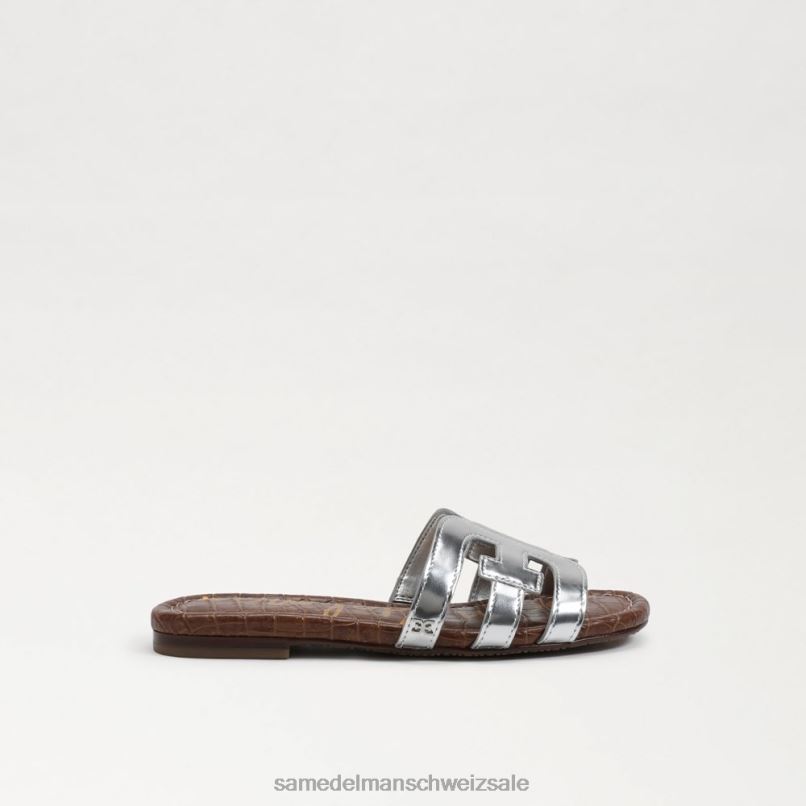 CH Sam Edelman Kinder Bay-Slide-Sandale weiches Silber X2J86888 Schuhwerk