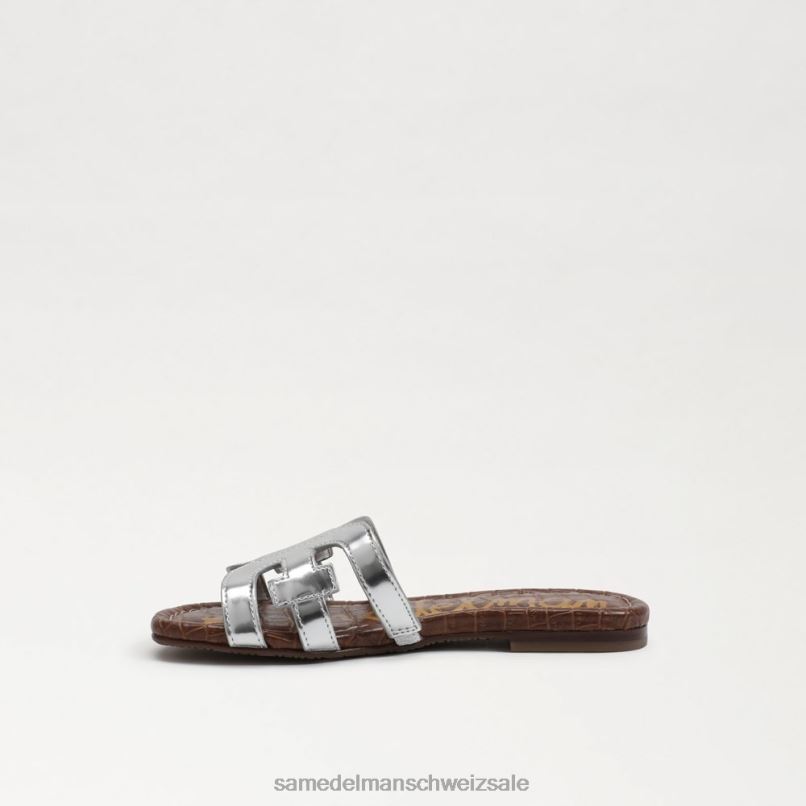 CH Sam Edelman Kinder Bay-Slide-Sandale weiches Silber X2J86888 Schuhwerk