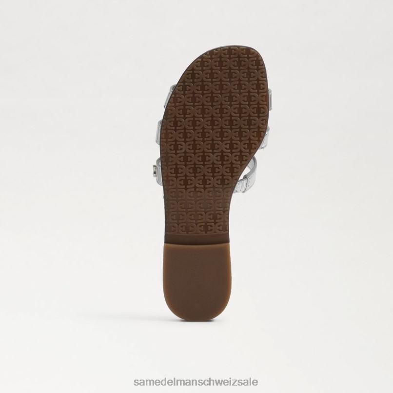 CH Sam Edelman Kinder Bay-Slide-Sandale weiches Silber X2J86888 Schuhwerk