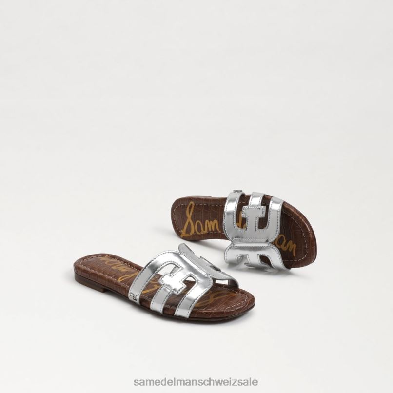 CH Sam Edelman Kinder Bay-Slide-Sandale weiches Silber X2J86888 Schuhwerk