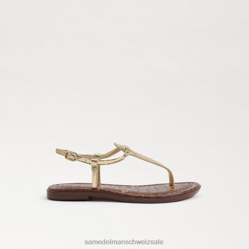 CH Sam Edelman Kinder Gigi-Zehensandale Bernstein Gold X2J86959 Schuhwerk
