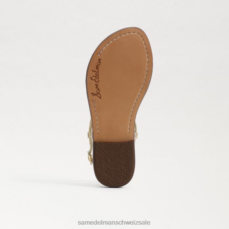 CH Sam Edelman Kinder Gigi-Zehensandale Bernstein Gold X2J86959 Schuhwerk