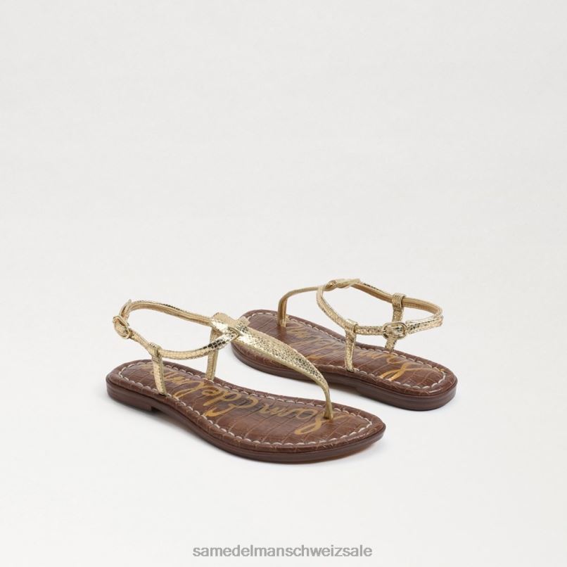 CH Sam Edelman Kinder Gigi-Zehensandale Bernstein Gold X2J86959 Schuhwerk