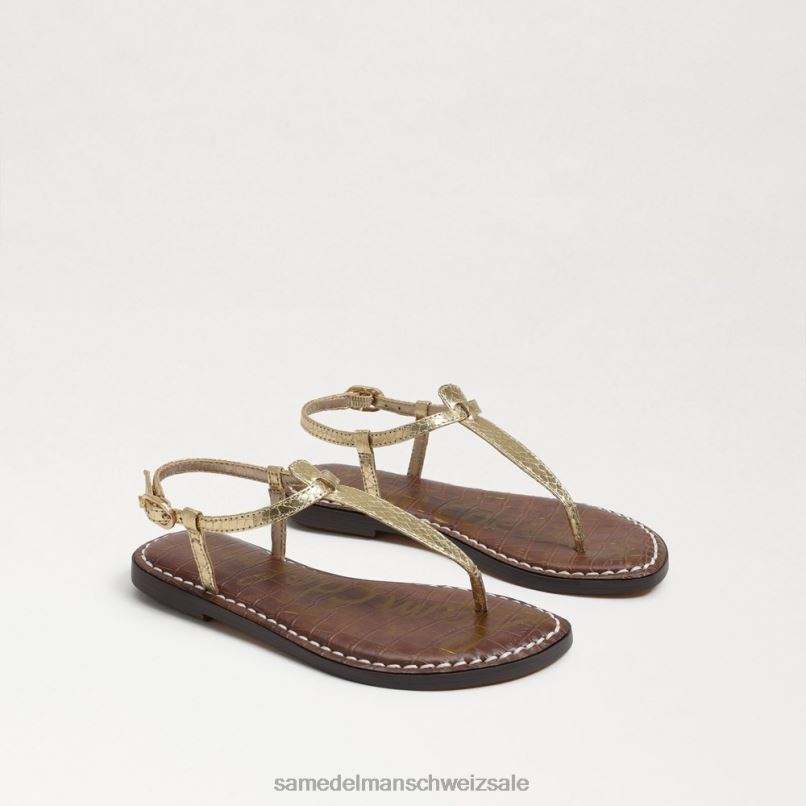 CH Sam Edelman Kinder Gigi-Zehensandale Goldboa-Metallic X2J86936 Schuhwerk