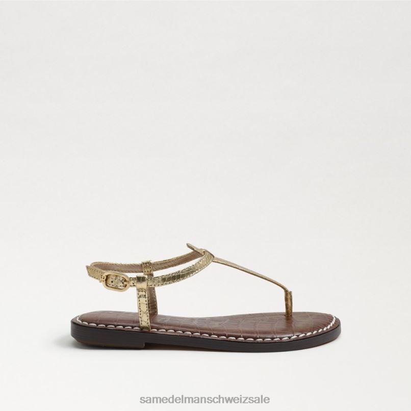 CH Sam Edelman Kinder Gigi-Zehensandale Goldboa-Metallic X2J86936 Schuhwerk