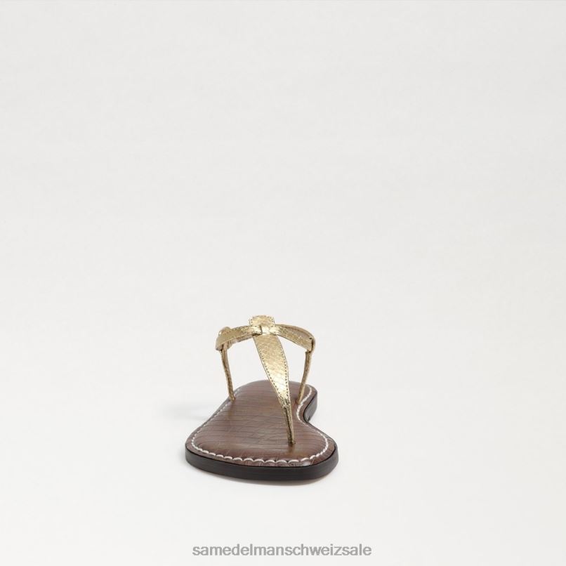 CH Sam Edelman Kinder Gigi-Zehensandale Goldboa-Metallic X2J86936 Schuhwerk