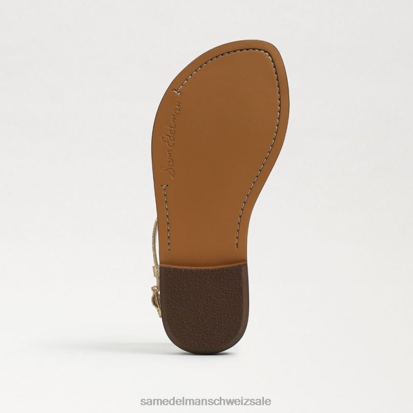CH Sam Edelman Kinder Gigi-Zehensandale Goldboa-Metallic X2J86936 Schuhwerk