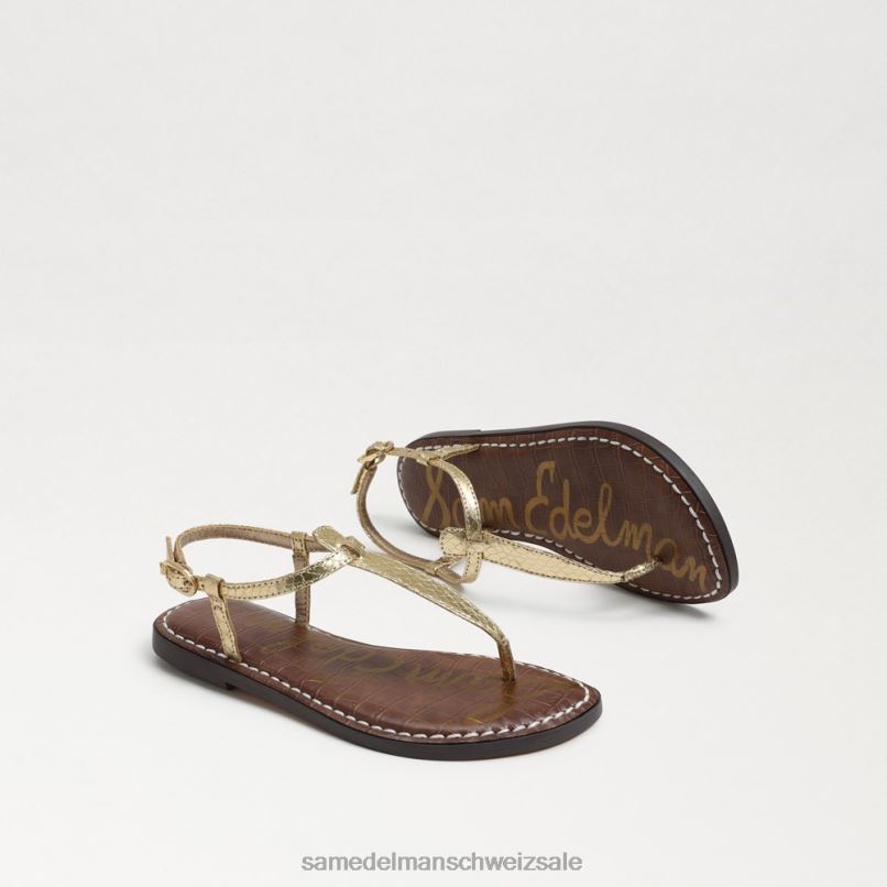 CH Sam Edelman Kinder Gigi-Zehensandale Goldboa-Metallic X2J86936 Schuhwerk