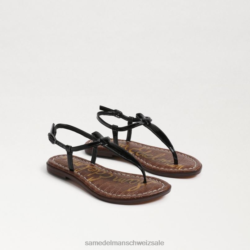 CH Sam Edelman Kinder Gigi-Zehensandale Schwarz X2J86963 Schuhwerk