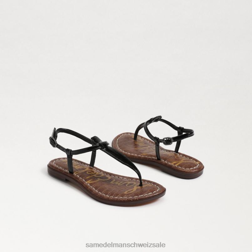 CH Sam Edelman Kinder Gigi-Zehensandale Schwarz X2J86963 Schuhwerk