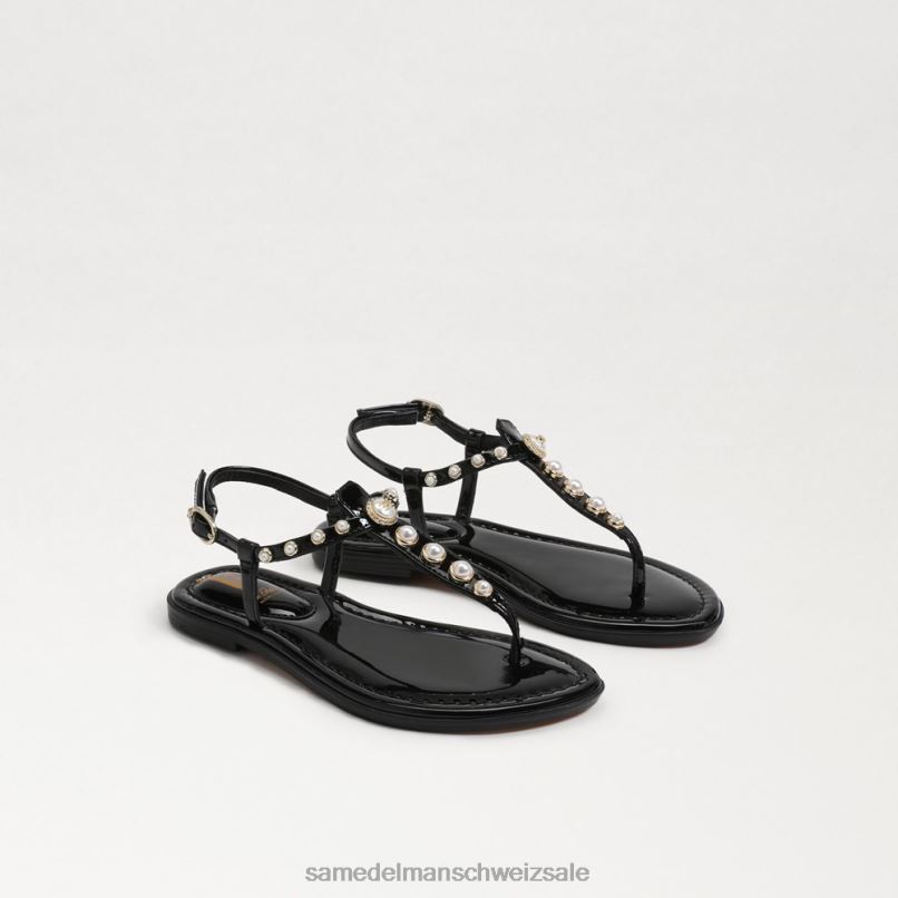 CH Sam Edelman Kinder Gigi-Zehensandale Schwarz X2J86966 Schuhwerk