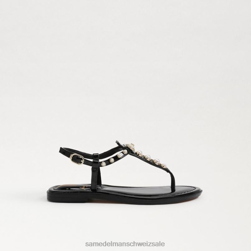 CH Sam Edelman Kinder Gigi-Zehensandale Schwarz X2J86966 Schuhwerk