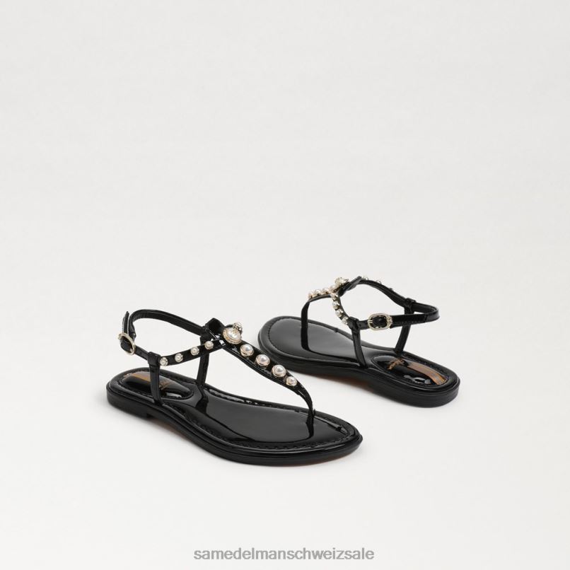 CH Sam Edelman Kinder Gigi-Zehensandale Schwarz X2J86966 Schuhwerk